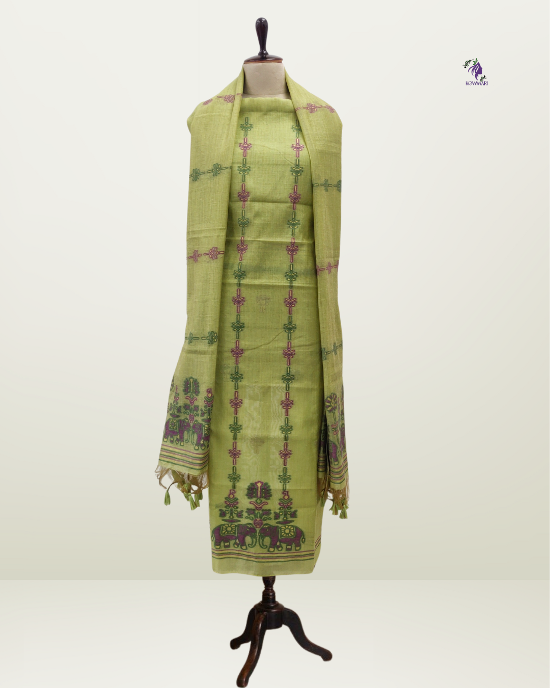 Royal Heritage Muga Silk Dress Material