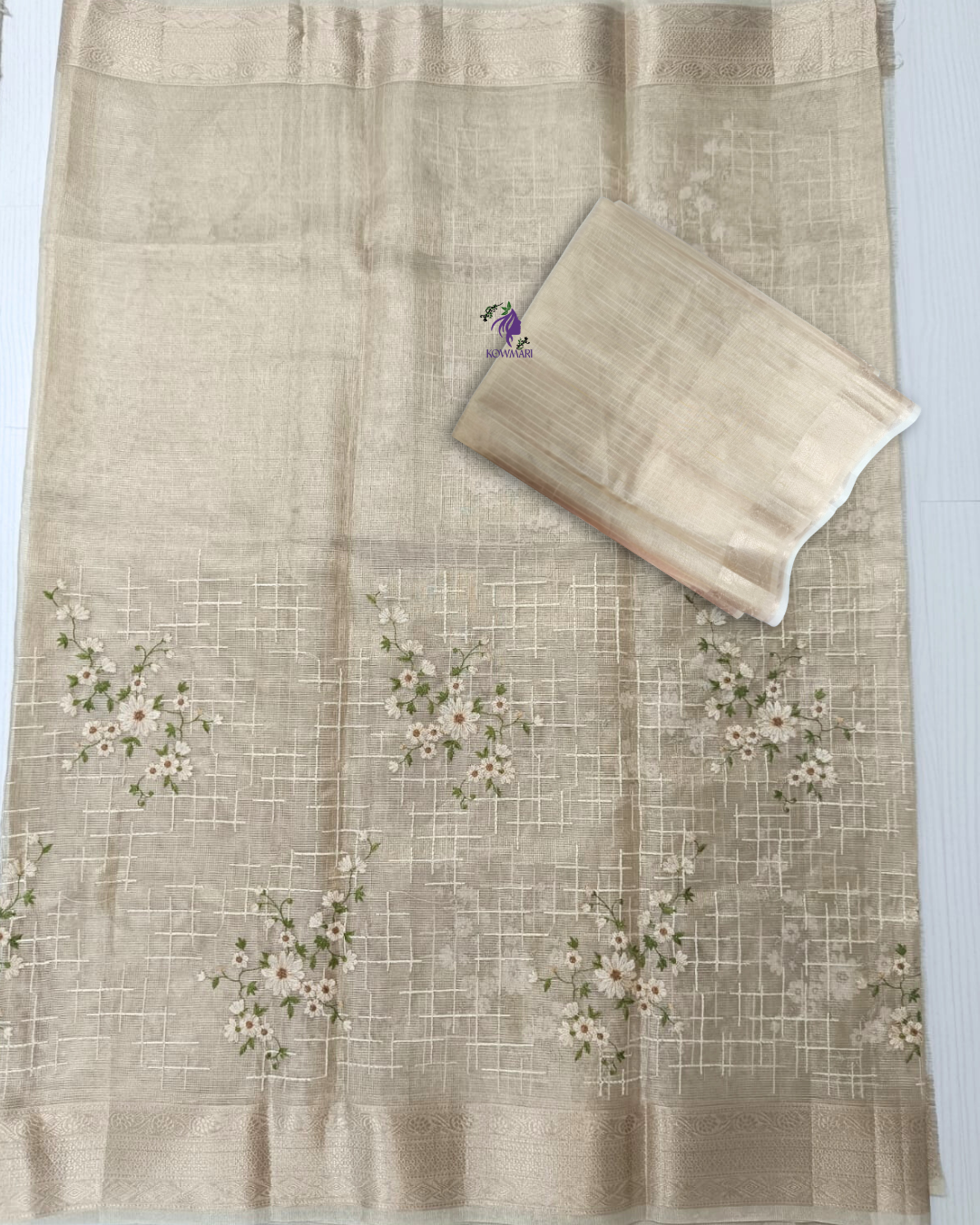 Super Net Kota Tissue Saree
