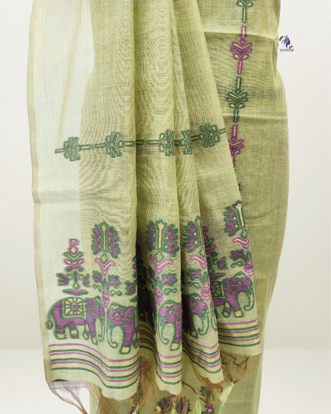 Royal Heritage Muga Silk Dress Material