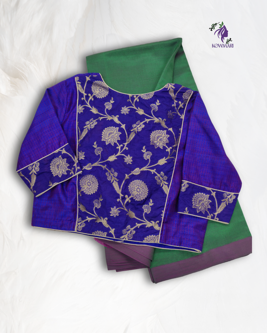 Mangalagiri Pattu Green  saree