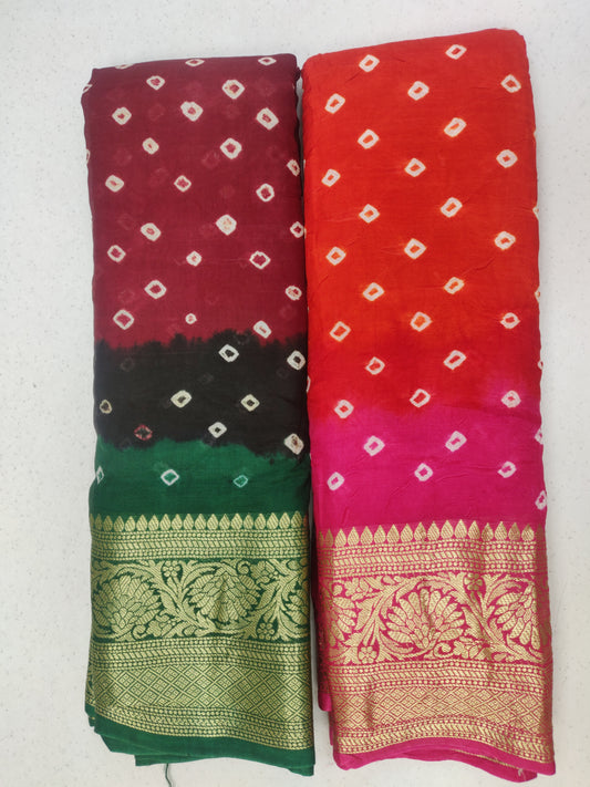 Bandhani Sarees