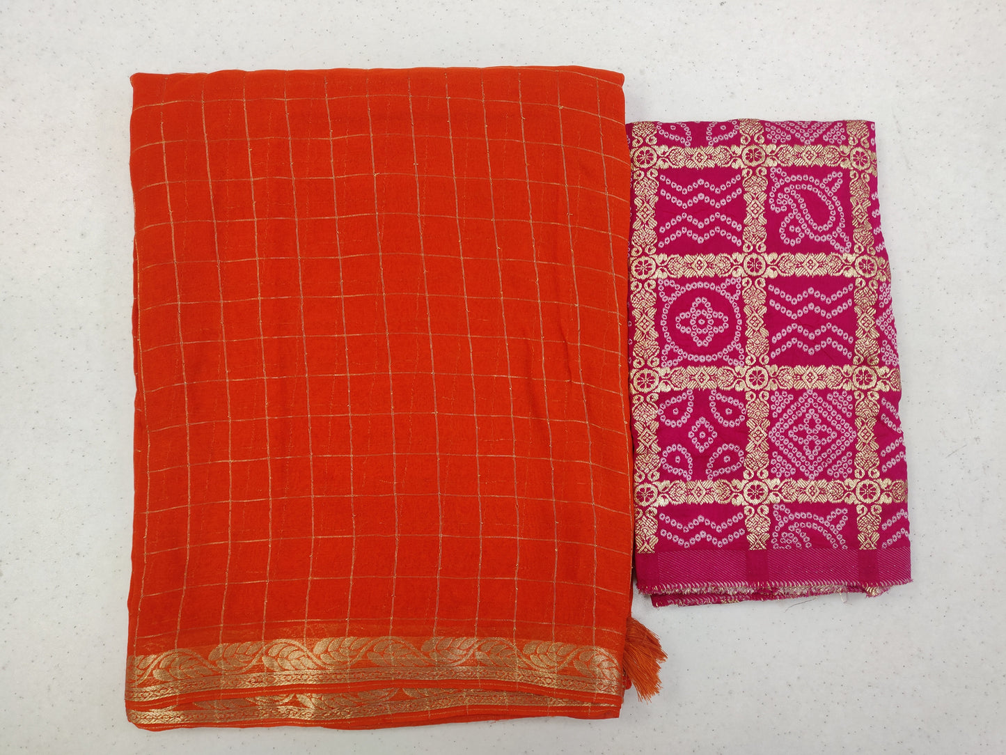 Varmala Saree with Bandhini Blouse