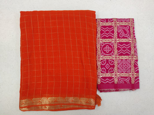 Varmala Saree with Bandhini Blouse