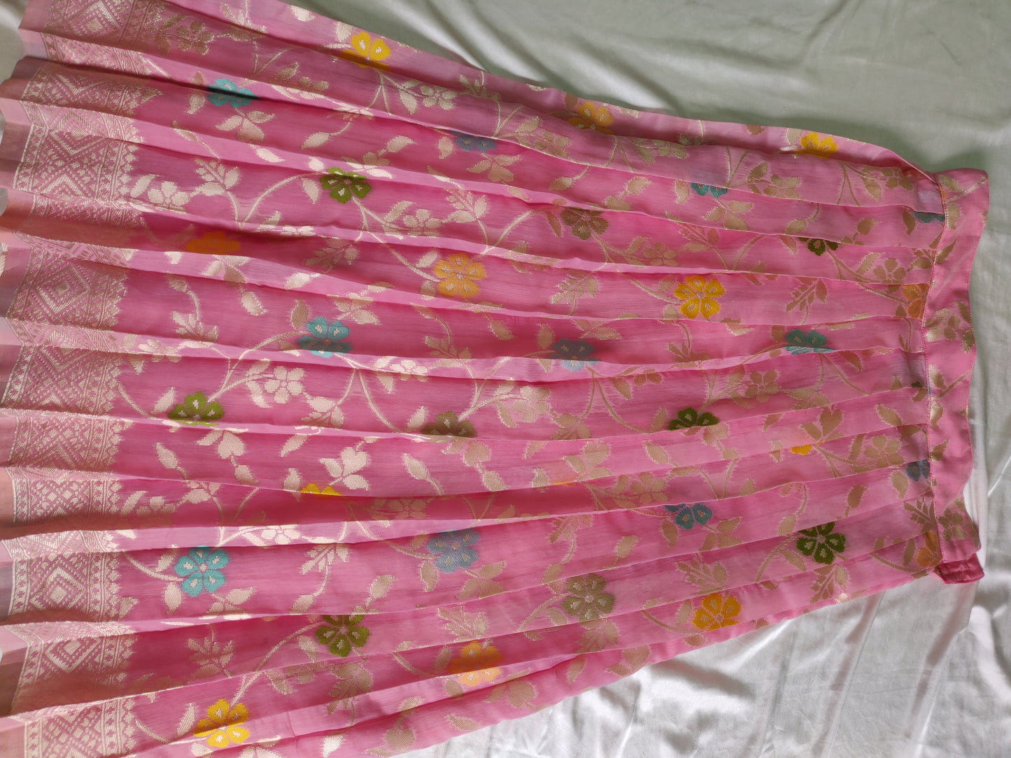 Banaras Fabric Lehanga with Blouse – Age 6 Years