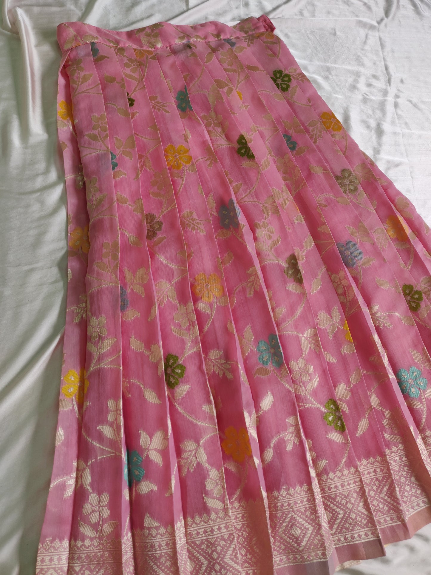 Banaras Fabric Lehanga with Blouse – Age 6 Years