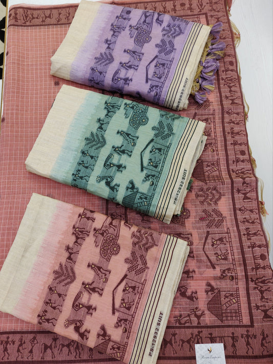 Warli Handloom Dress Material Collection