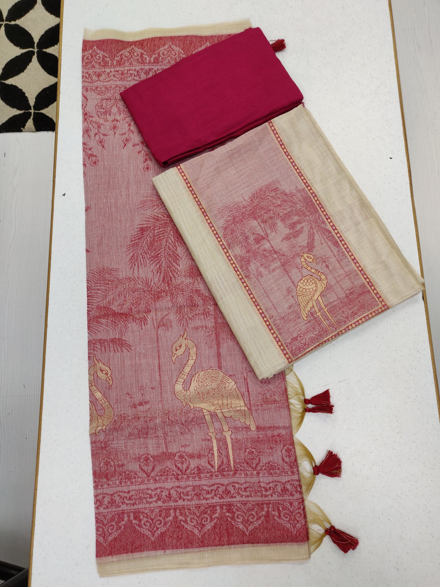 Muga Cotton Dress Material