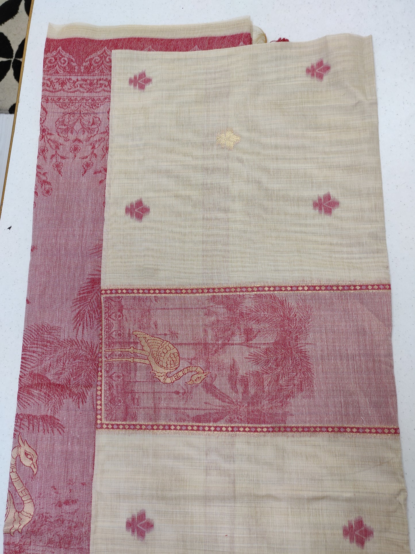 Muga Cotton Dress Material