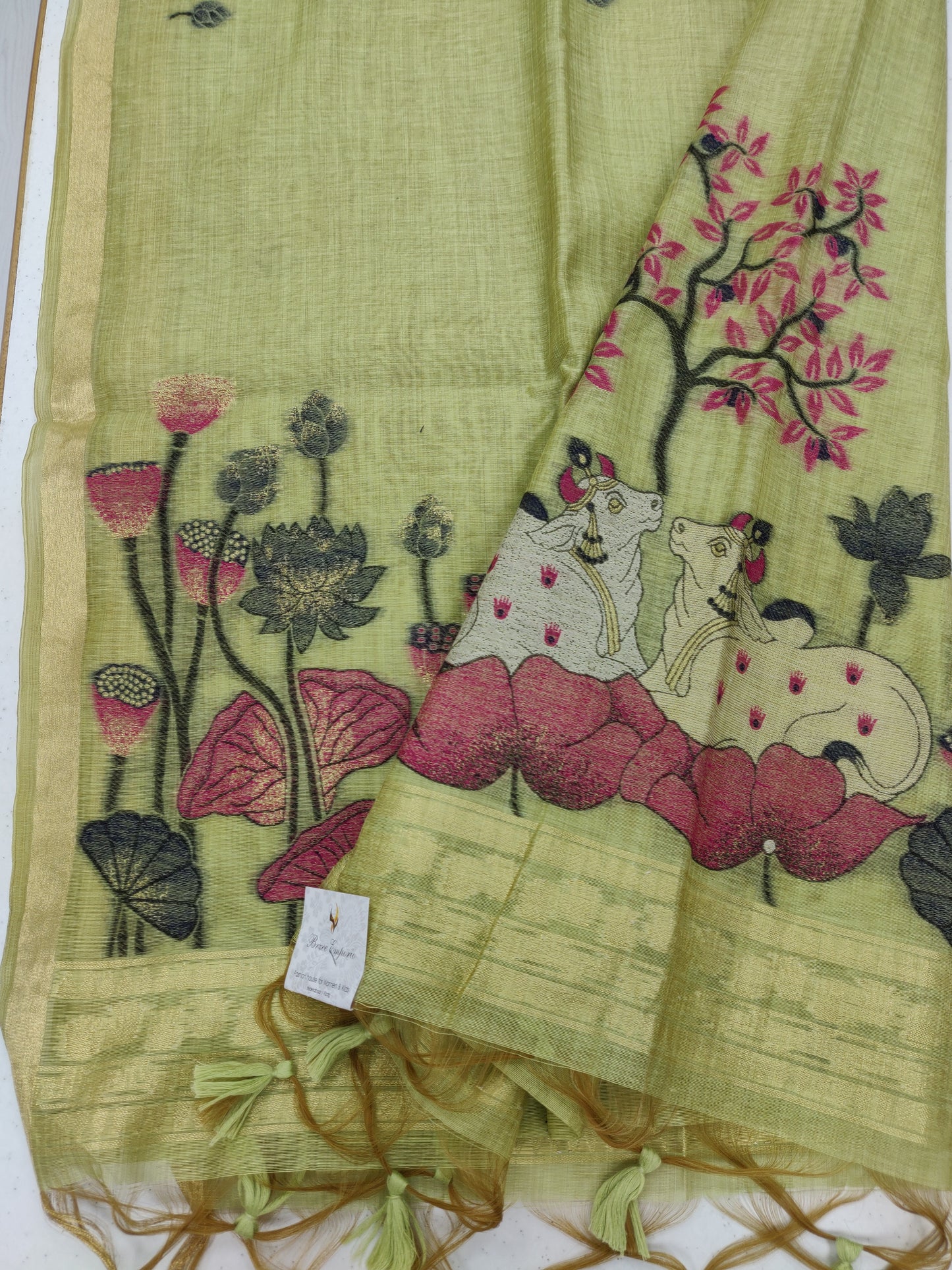 Muga Cotton Silk Sarees