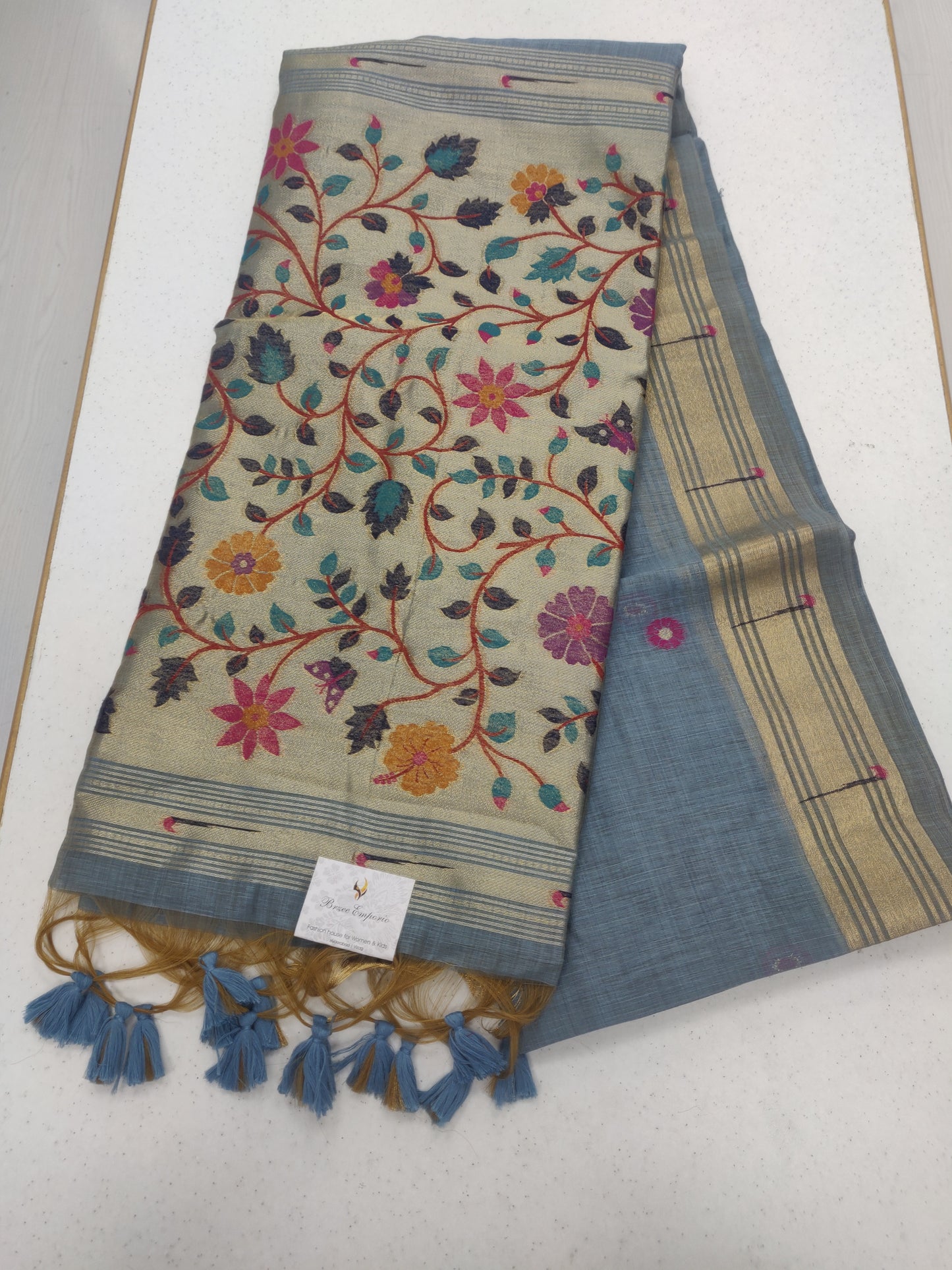 Arohi Paithani Sarees – Floral Symphony