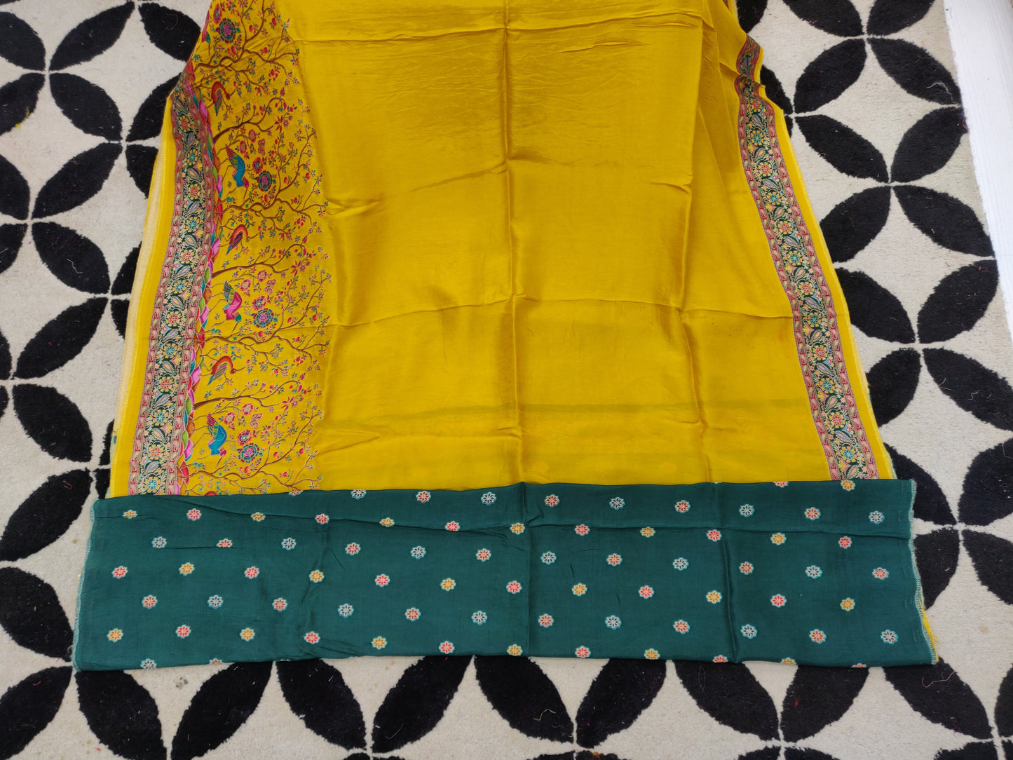 Exquisite Kashmiri silk saree