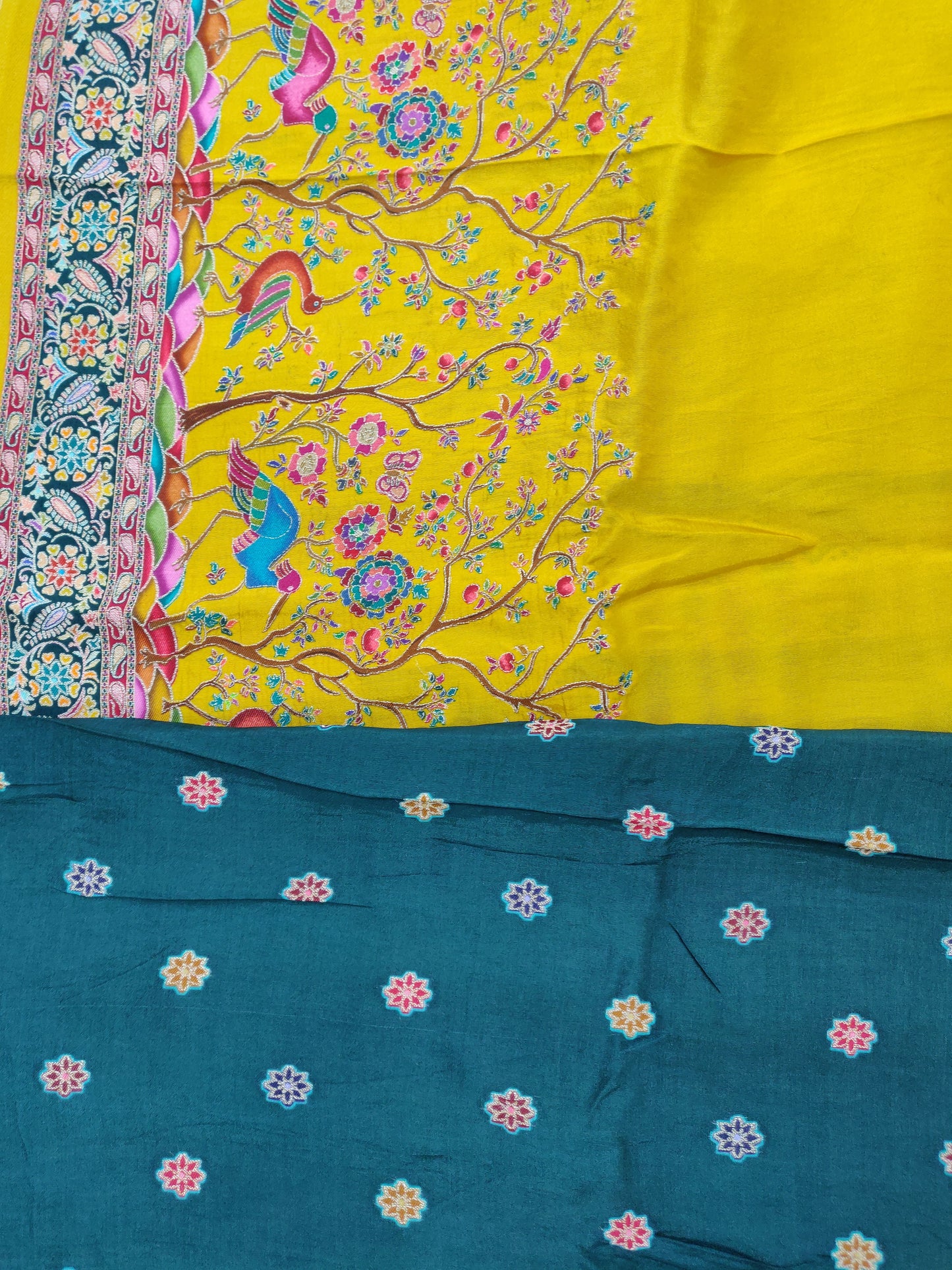 Exquisite Kashmiri silk saree