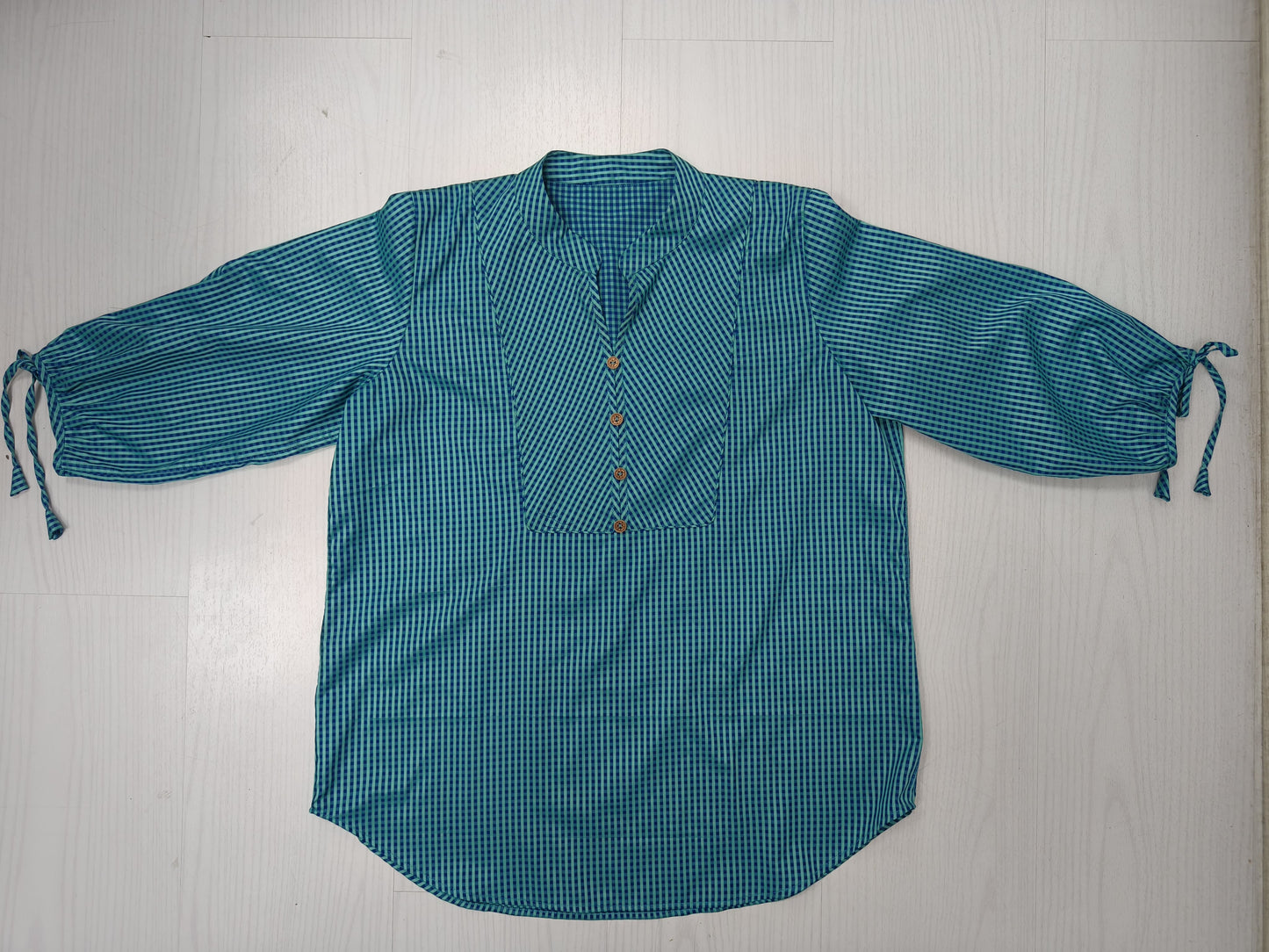 Meadow Breeze Gingham Top