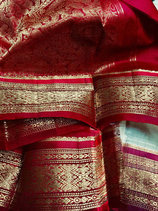 Classic Off-White Kerala Kasavu